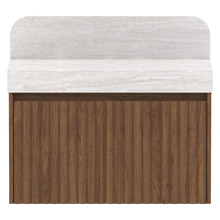 Harper 835mm Wall Hung Single Vanity with Solid Surface Countertop